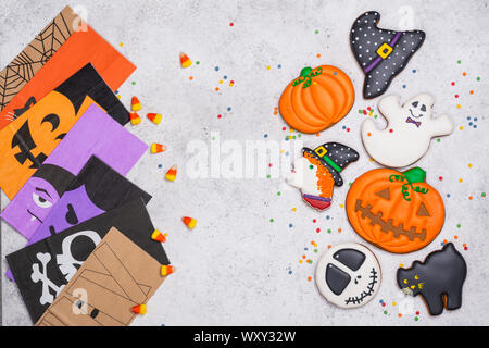 Cookies für Halloween Party Stockfoto