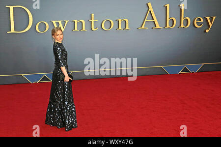 Kate Phillips Downton Abtei Film Welt Premier Stockfoto