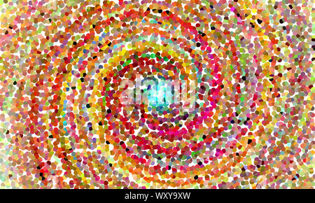 Abstrakte bunten Mosaikfliesen Muster. Farbenfrohe kristallisiert Textur Hintergrund. Rainbow farbige Pop Art Illustration. Grafik. Handy Bildschirmschoner. Stockfoto