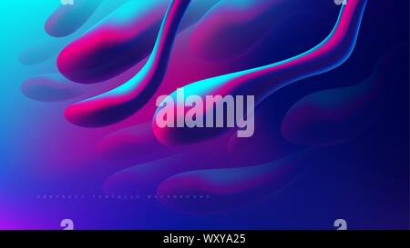 Eine abstrakte Vorlage für Landing-Page Hintergrund, Website, Präsentation. Stock Vektor