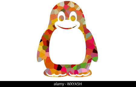 Abstrakte buntes Mosaik Fliesen- Low Poly Vector Hintergrund. Grafik Gradienten. Futuristische Muster. Geometrische. Website Vorlage. Business Presentation. Stockfoto