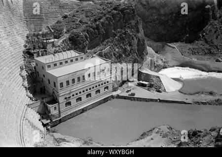 Power House, Theodore Roosevelt Dam, Arizona, USA, Foto: Lee Russell für U.S. Office of War Information, Mai 1940 Stockfoto