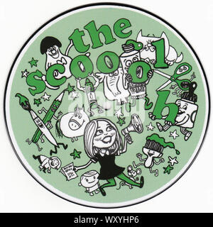 Die Schule - Wenn ich Fallen in Zoll Liebe - Vintage 7'' Datensatz Abdeckung Stockfoto