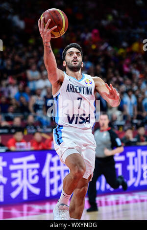 Facundo Campazzo (Argentinien). FIBA Basketball Wm China 2019, Finale Stockfoto