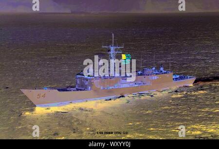 USS FORD (FFG-54) Stockfoto