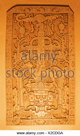 Grabplatte Von Palenque Stockfotografie Alamy