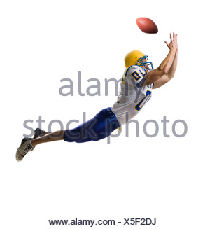 Fang von Fußball-Football-Spieler Stockfoto, Bild: 47846811 - Alamy
