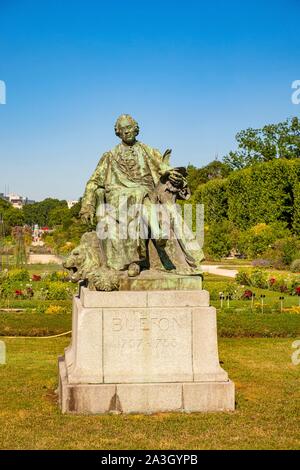 Francia, Paris, el Jardin des Plantes, estatua de Buffon