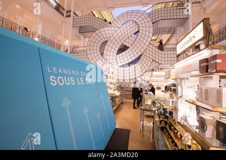 Au Bon Marché Rive Gauche, Leandro Erlich a la tête dans les