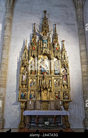 Bratislava, Eslovaquia. El 14 de agosto de 2019. El gótico de la Catedral de St Martin de la Arquidiócesis Católica Romana de Bratislava, Eslovaquia. Foto de stock