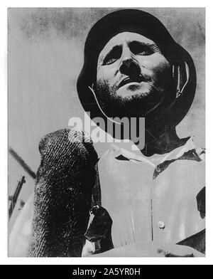 Guerra Civil española: el soldado republicano, 1937 Foto de stock