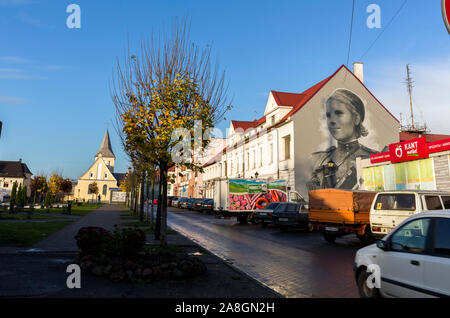 Kaliningrado Victoria lugar en Gvardejsk Foto de stock