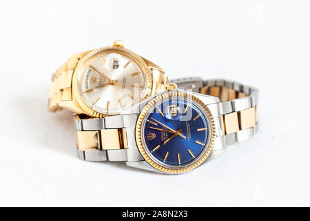 Rolex best sale fondo azul