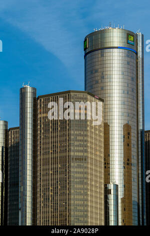 General Motors Renaissance Center en Detroit, MI