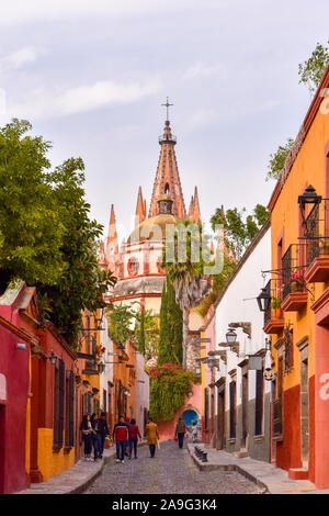 La hermosa ciudad de San Miguel de Allende, México
