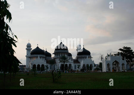 Banda Aceh, 30 de enero de 2008. Gran Mezquita Baiturrahman, antes de la renovación Foto de stock