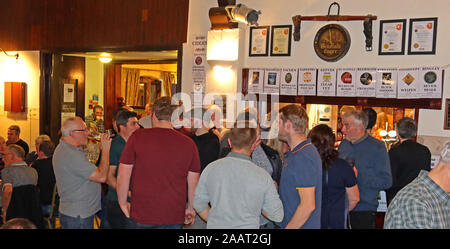 Appleton Thorn salón Village Festival de la cerveza, ,en Warrington, Cheshire, Inglaterra, WA4 4RT