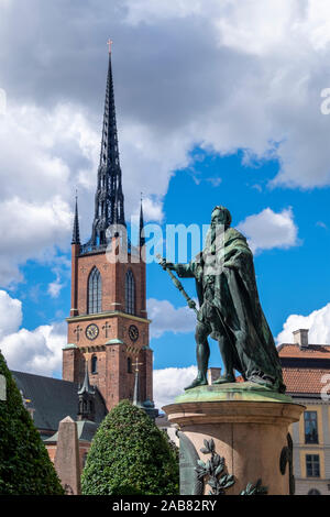 La Iglesia Riddarholm, la iglesia de entierro de los Reyes de Suecia, Estocolmo, Suecia, Escandinavia, Europa Foto de stock