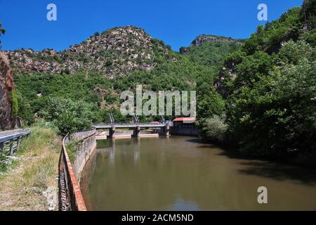La Hydrostation en Montañas Rhodope, Bulgaria Foto de stock