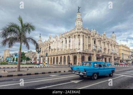 Gran Teatro de La Habana, Habana, Cuba, el Caribe, América del Norte Foto de stock