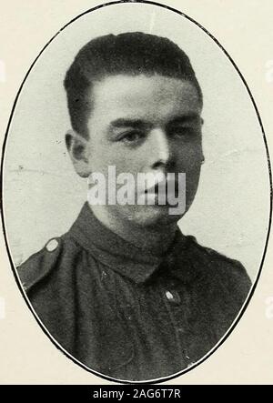 . Registro de socios, empleados y agentes que participaron en la Gran Guerra, 1914-1919. Pte. H. BRYANS.3 Royal Welsh Fusiliers.. Foto de stock