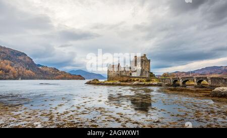 Castillo de Eilean Donan, Escocia Foto de stock