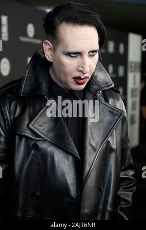 Los Angeles, Estados Unidos. 04 ene, 2020. Marilyn Manson asistiendo el arte de Elysium la 13ª Gala Anual de los cielos en el Hollywood Palladium en Enero 04, 2020 en Los Angeles, California. Crédito: Geisler-Fotopress GmbH/Alamy Live News