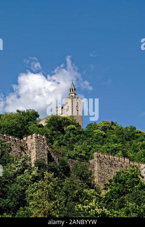 Fortaleza medieval; Veliko Tarnovo;Bulgaria; Foto de stock