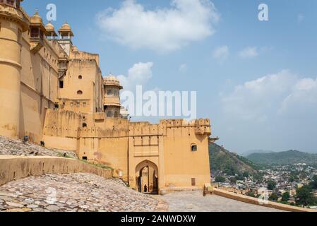 La India, Rajastán, Jaipur, el Fuerte Amber Foto de stock