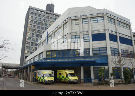 Kingston upon Hull, NHS Trust, HRI, Ambulance Bay Foto de stock