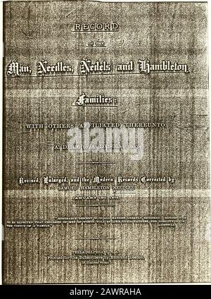 Registro de las familias Man, Needles (Nedels) y Hambleton...1495-1876 . Awon Ccuafy, ovyrecordofmanneedl00need
