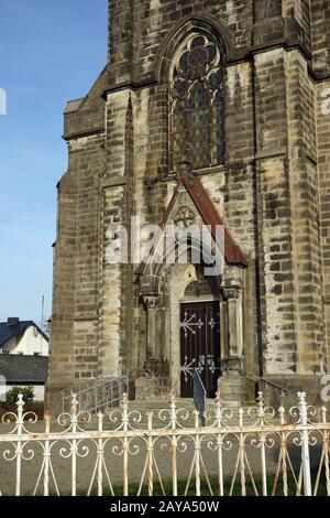 Iglesia católica en Rinteln Sturmius St. Foto de stock