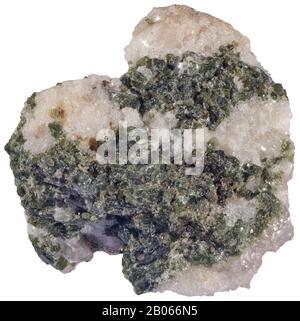 Gruesa Gabbro, Grenville, Quebec Gabbro es una roca ígnea gruesa, de color oscuro e intrusiva. Es phanerítico (de grano grueso), máfico intrusivo