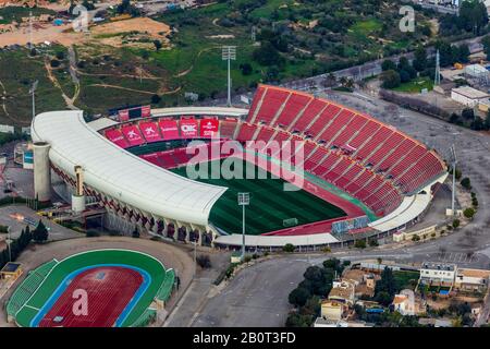 Estadio De Son Moix En Palma, 04.01.2020, Luftbild, España, Islas Baleares, Mallorca, Palma