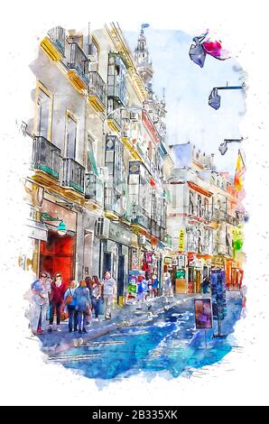 Sevilla, las coloridas calles de España