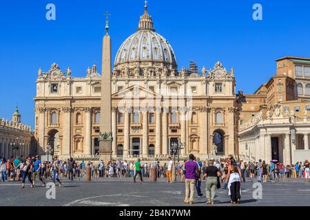 La Basílica de San Pedro, Ciudad del Vaticano, Roma, Italia