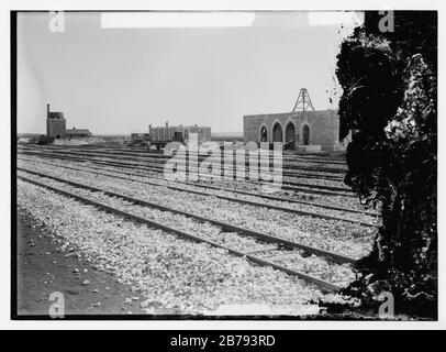 Ferrocarril Alemán De Bagdad, 190 . Estación de construcción en Mosul Foto de stock