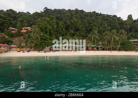 Perhentian islas en Teregganu en Malasia Foto de stock