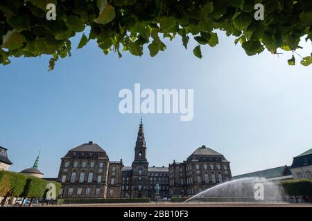 Palacio Christiansborg en Copenhague, Dinamarca, Europa
