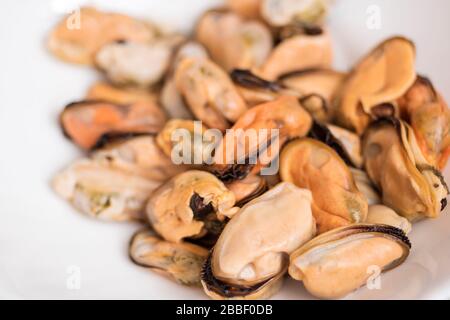 Mejillones sin concha deliciosos