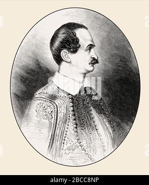 Otto Friedrich Ludwig de Baviera, 1815-1867, el primer rey de Grecia Foto de stock
