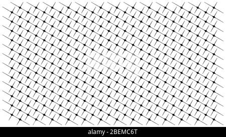 Patrón geométrico abstracto con la intersección de líneas finas. Ilustración vectorial