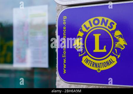 Logotipo de la Asociación Internacional de Clubes de Leones Fotografía de  stock - Alamy