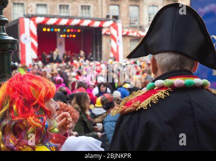 Carnaval en Düsseldorf, Alemania, Renania del Norte-Westfalia, bajo Rin, Dusseldorf Foto de stock