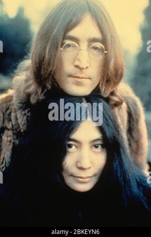 John Lennon, Yoko Ono Foto de stock