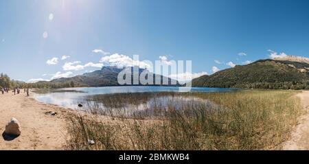 Lago hermoso, Bariloche, Patagonia, Argentina Foto de stock