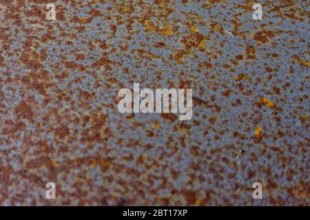 textura de óxido en la superficie de hierro Foto de stock