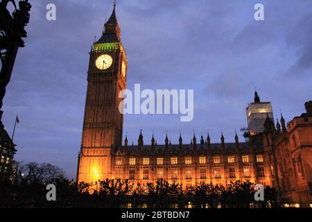 El Big Ben de Londres, Inglaterra Foto de stock