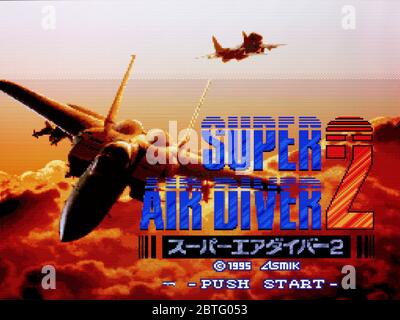 Super Air Diver 2 Snes Super Nintendo Solo Para Uso Editorial Fotografia De Stock Alamy