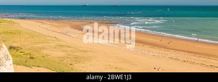 Thanet Beach durante el covid-19 de junio de 2020 Foto de stock